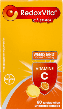 Redoxvita 500 mg Sinaas Zuigtabl 60