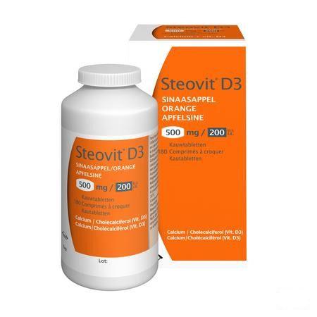 Steovit D3 Orange 500 mg/200Ui Comp Croq. 180 Flac