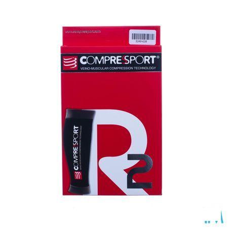 Compressport Calf R2 Black T5  -  Ocebio