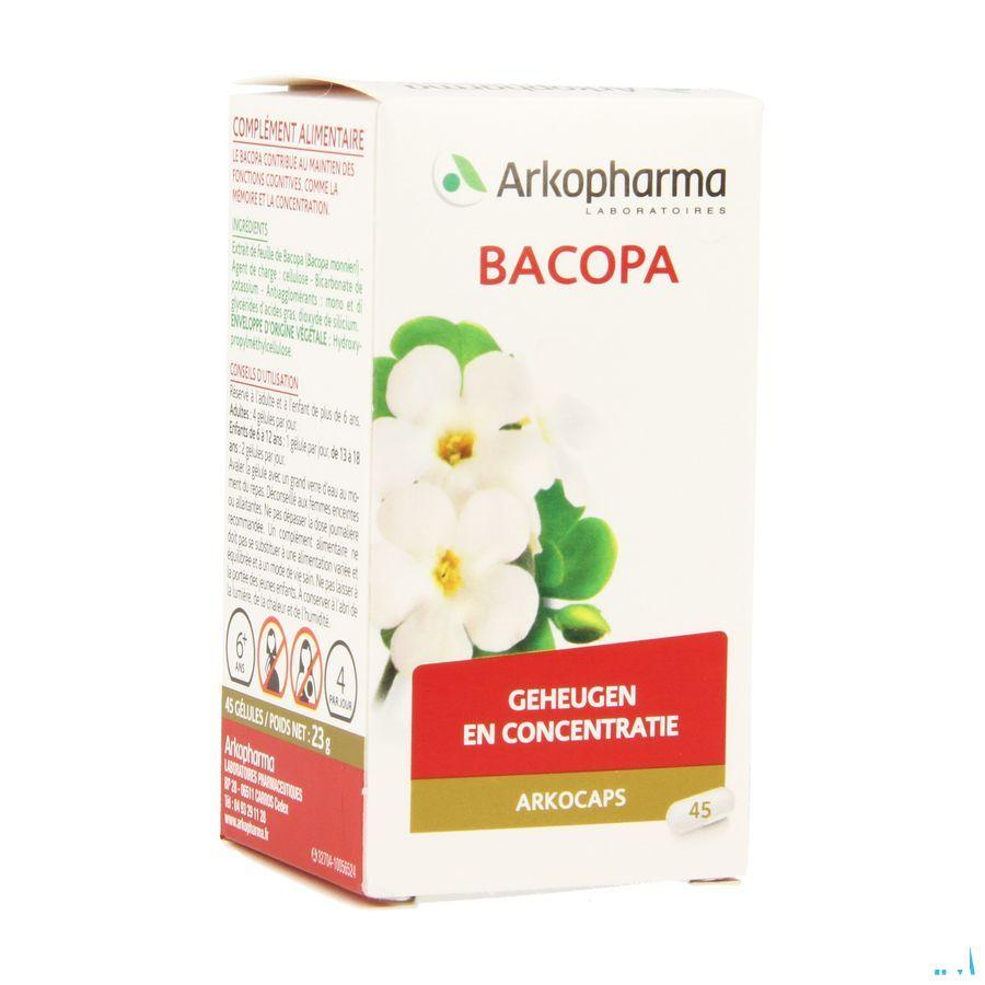 Arkocaps Bacopa Plantaardig 45  -  Arkopharma
