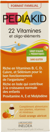 Pediakid 22 Vitamines & Oligo Elementen Flacon 250 ml
