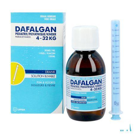 Dafalgan Pediatrie 30 mg/ml Solution Buv. 150 ml