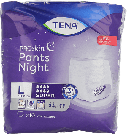 Tena Proskin Pants Night Super Large 10