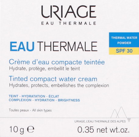 Uriage Eau Thermale Creme Eau Comprimespdr Teint Ip30 10 gr