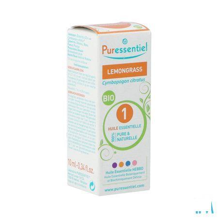 Puressentiel Eo Lemongrass Bio Essentiele Olie 10 ml  -  Puressentiel