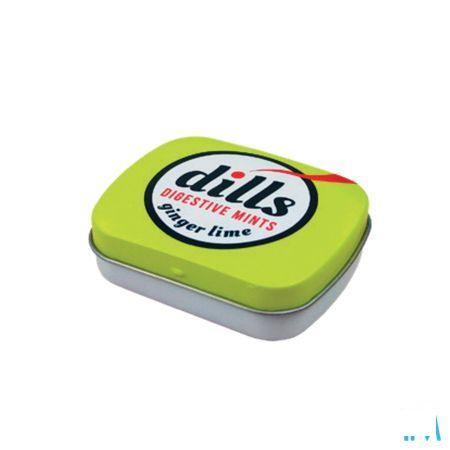 Dills Ginger & Lime Mints zonder suiker 15 gr