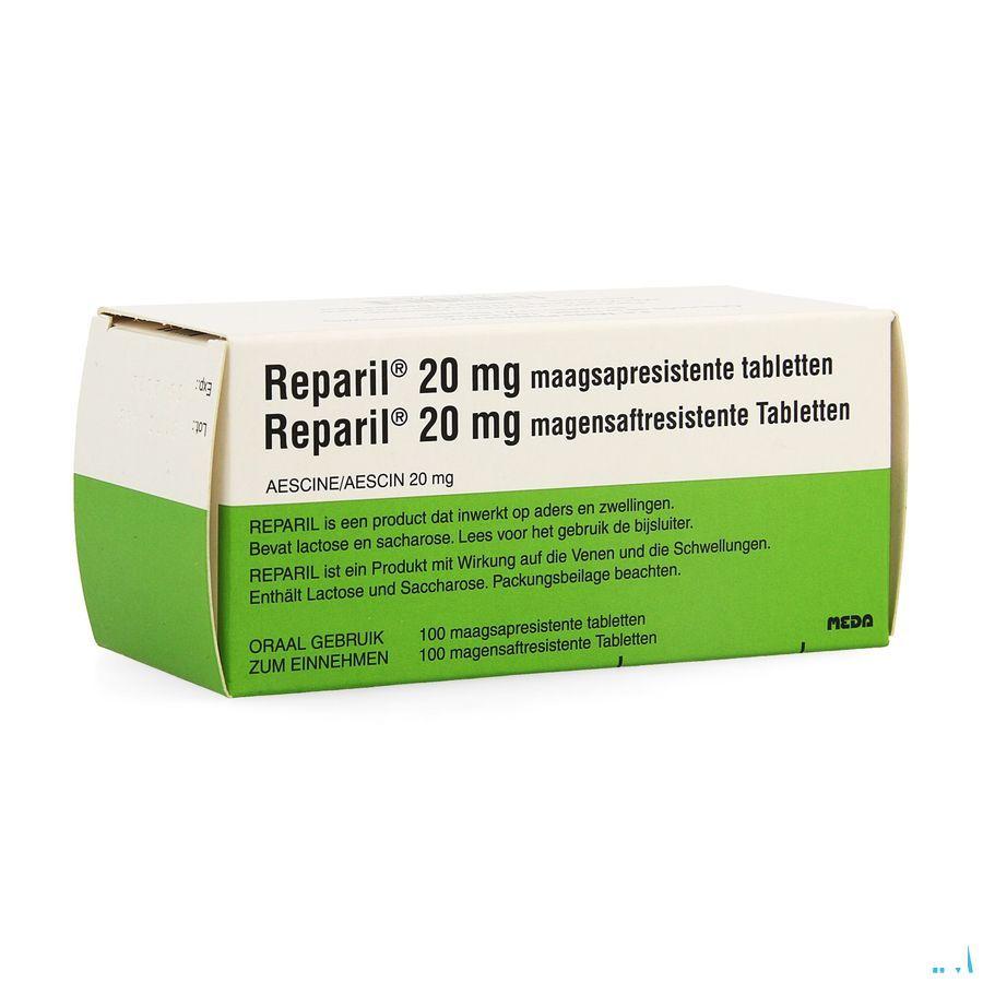 Reparil Tabletten Gastroresist 100 X 20 mg