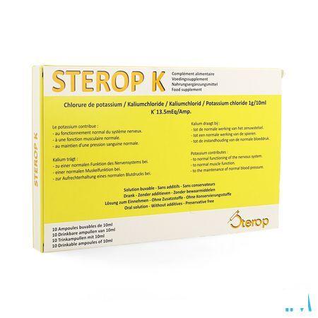 Sterop K Ampullen 10x10 ml  -  Sterop