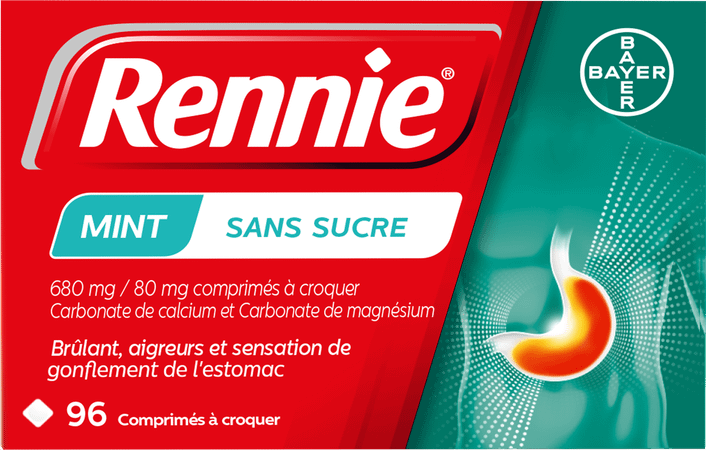 Rennie Menthe S/Sucre Comp A Croquer 96