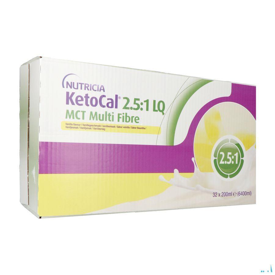 Ketocal 2:5:1 Lq Mct Multi Fibre 32 x 200 ml