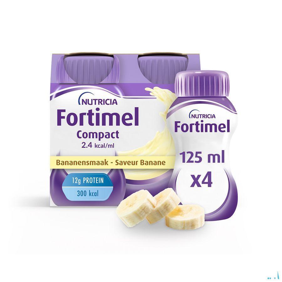 Fortimel Compact 2.4Kcal Banaan 4X125ml
