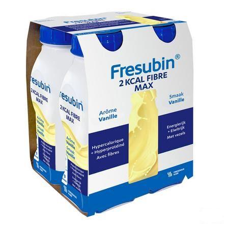 Fresubin 2kcal Fibre Max Drink Vanille Flacon 4x200 ml  -  Fresenius