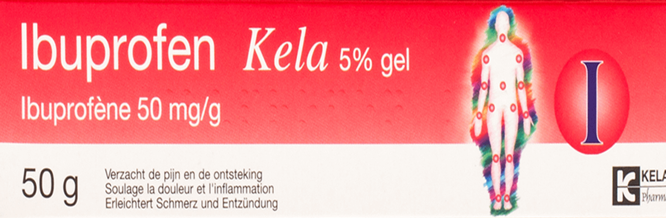 Ibuprofen 5 % Gel 50 gr  -  Kela Pharma