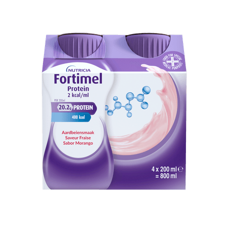Fortimel Protein 2Kcal Aardbei 4X200 ml