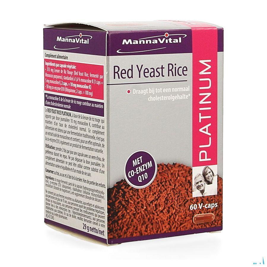 Mannavital Red Yeast Rice Platinium V-Capsule 60