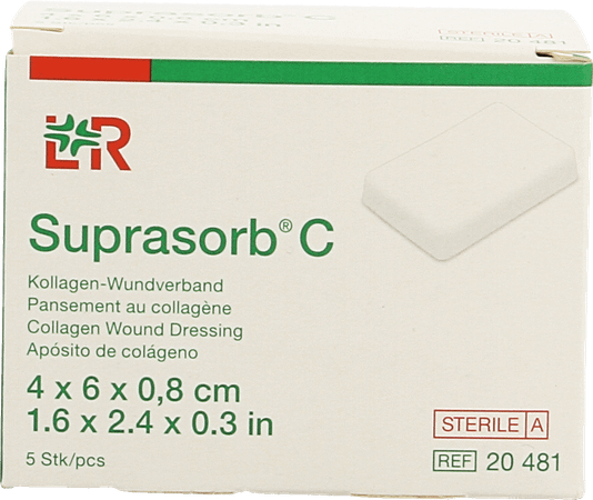 Suprasorb C Kp Steriel 4x 6x0,8cm 5 20481  -  Lohmann & Rauscher