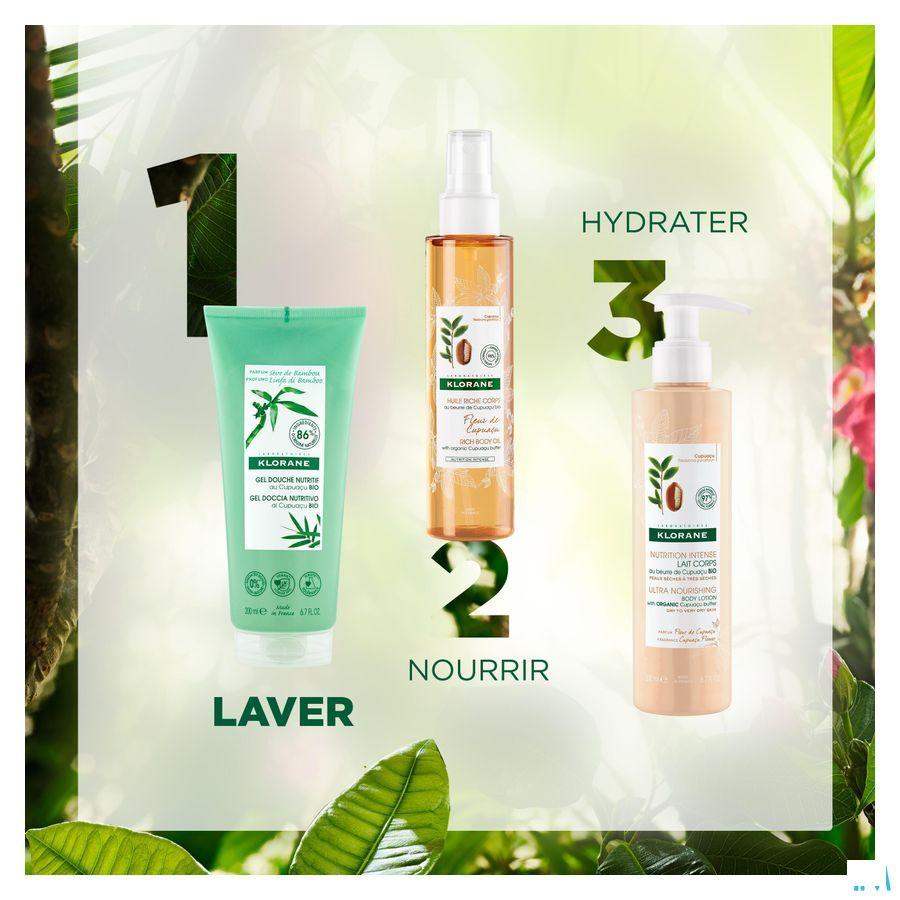 Klorane Lichaam Douchegel Seve Bamboe 200 ml