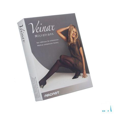 Veinax Kniekous Microfibre 2 Lang Zwart Maat 3