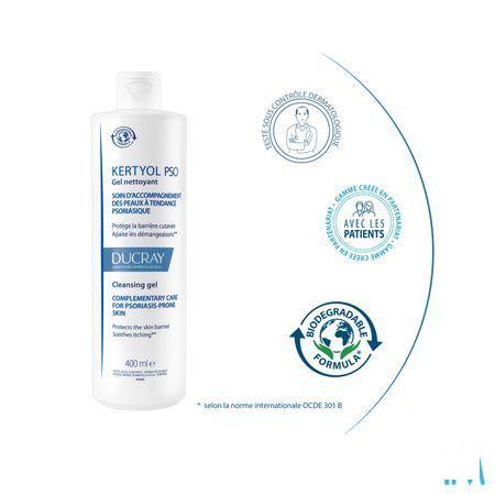 Ducray Kertyol Pso Reinigende Gel 400ml  -  Ducray 