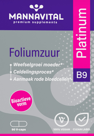 Mannavital Foliumzuur Platinum