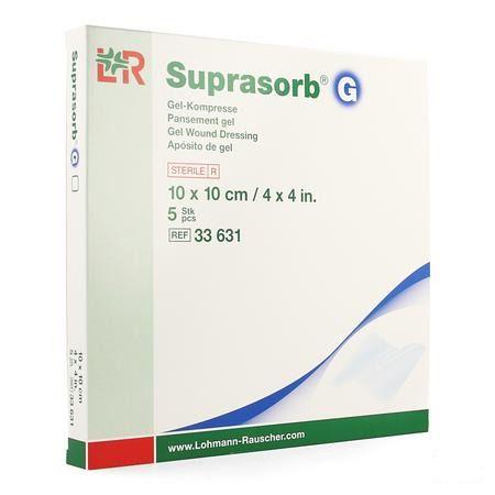 Suprasorb G Kompres 10x 10cm 5 33631  -  Lohmann & Rauscher