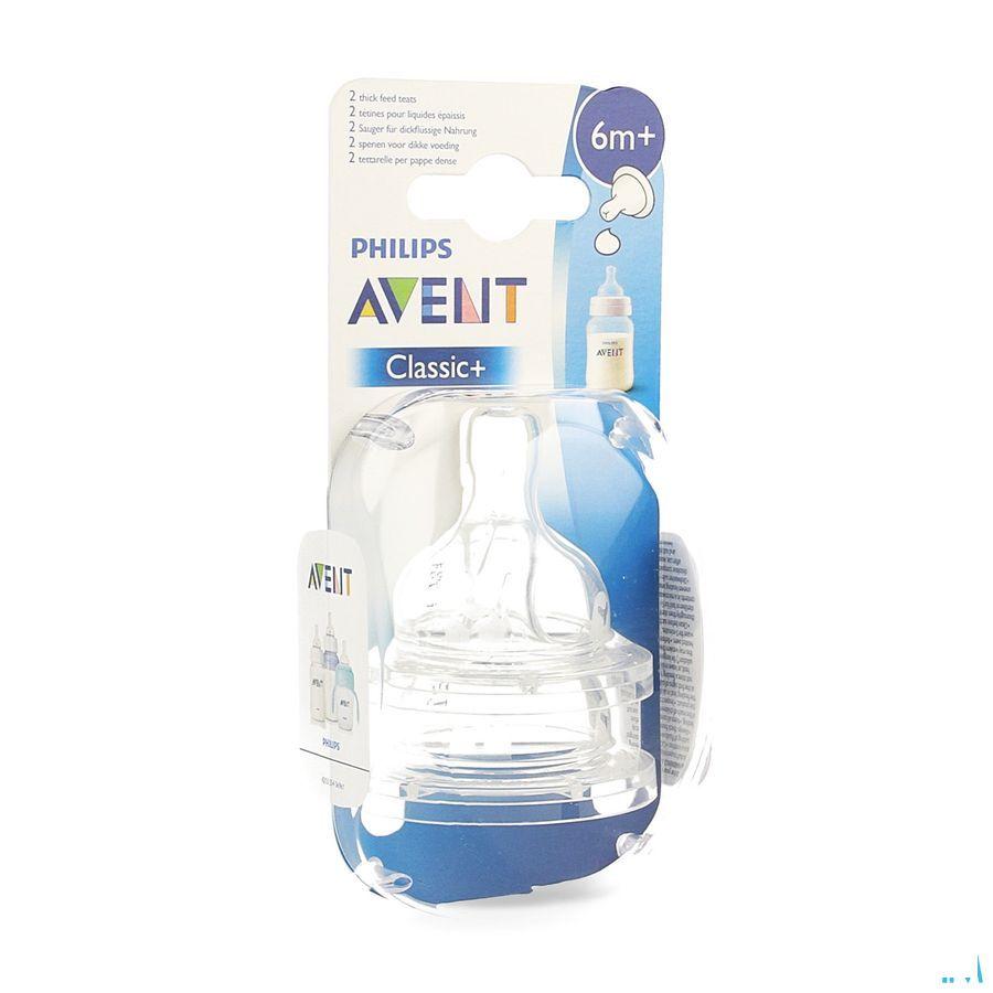 Philips Avent Zuigspeen Classic Dikkere Pap Sil 2 Scf636/27  -  Bomedys