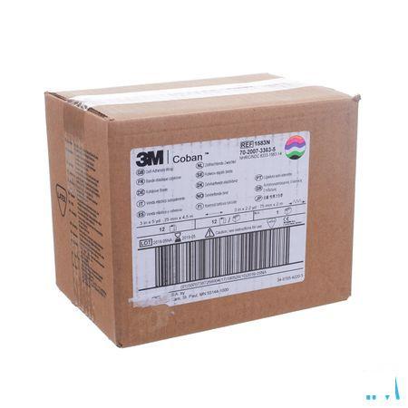 Coban Bandage El. Neon Roul. 7,5cmx4,57m 1 1583  -  3M