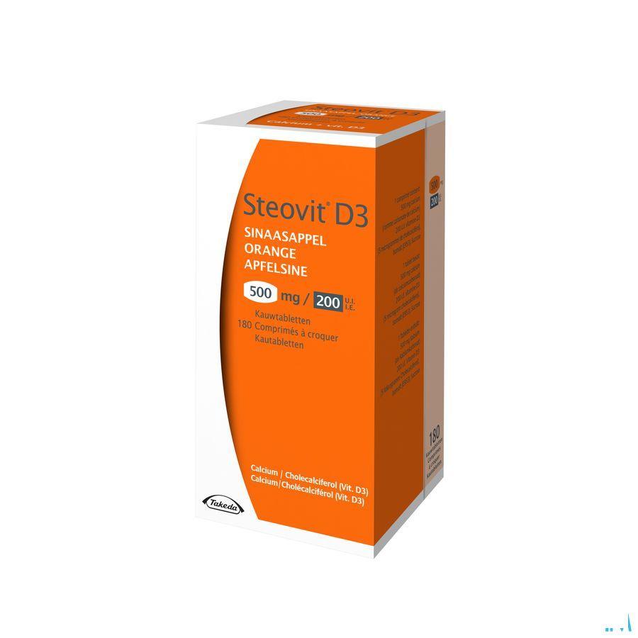 Steovit D3 Orange 500 mg/200Ui Comp Croq. 180 Flac
