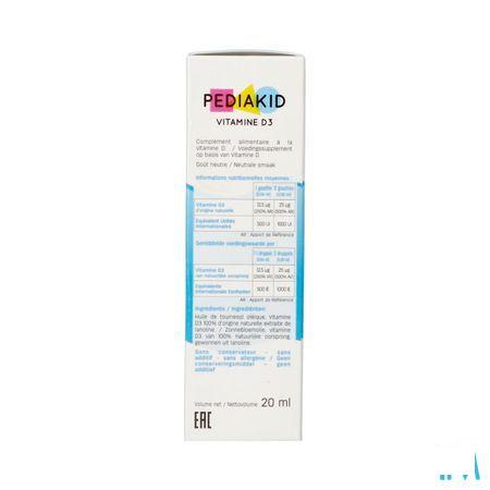 Pediakid Vitamine D3 Oplossing Drink Flacon 20 ml