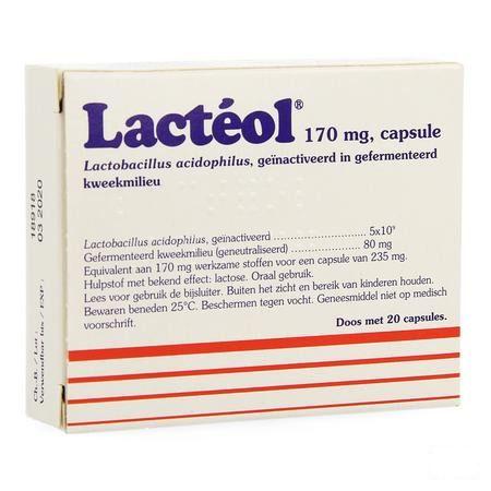 Lacteol 170 mg Capsule 20