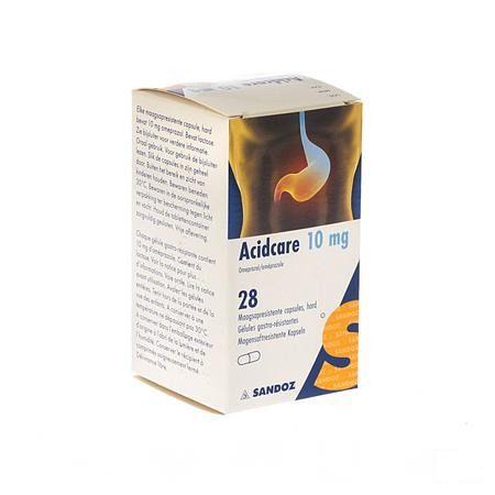 Acidcare 10 mg Sandoz Capsule Maagsapres 28 X 10 mg