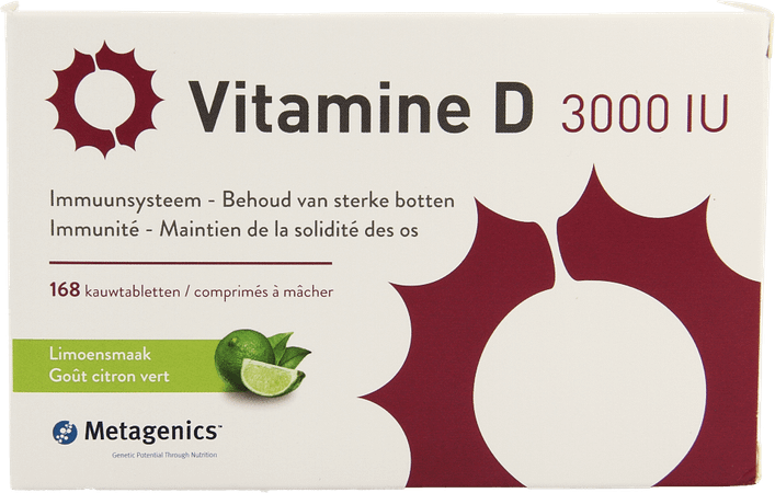 Vitamine D 3000iu Comprimes 168  -  Metagenics