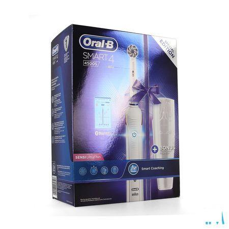 Oral-B Smart 4500S Sens. Tb Elec. Zwart+Travelcase
