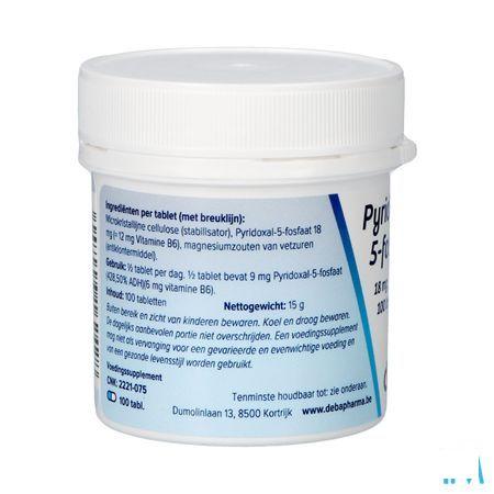Pyridoxal-5-phos Tabletten 100x18 mg  -  Deba Pharma