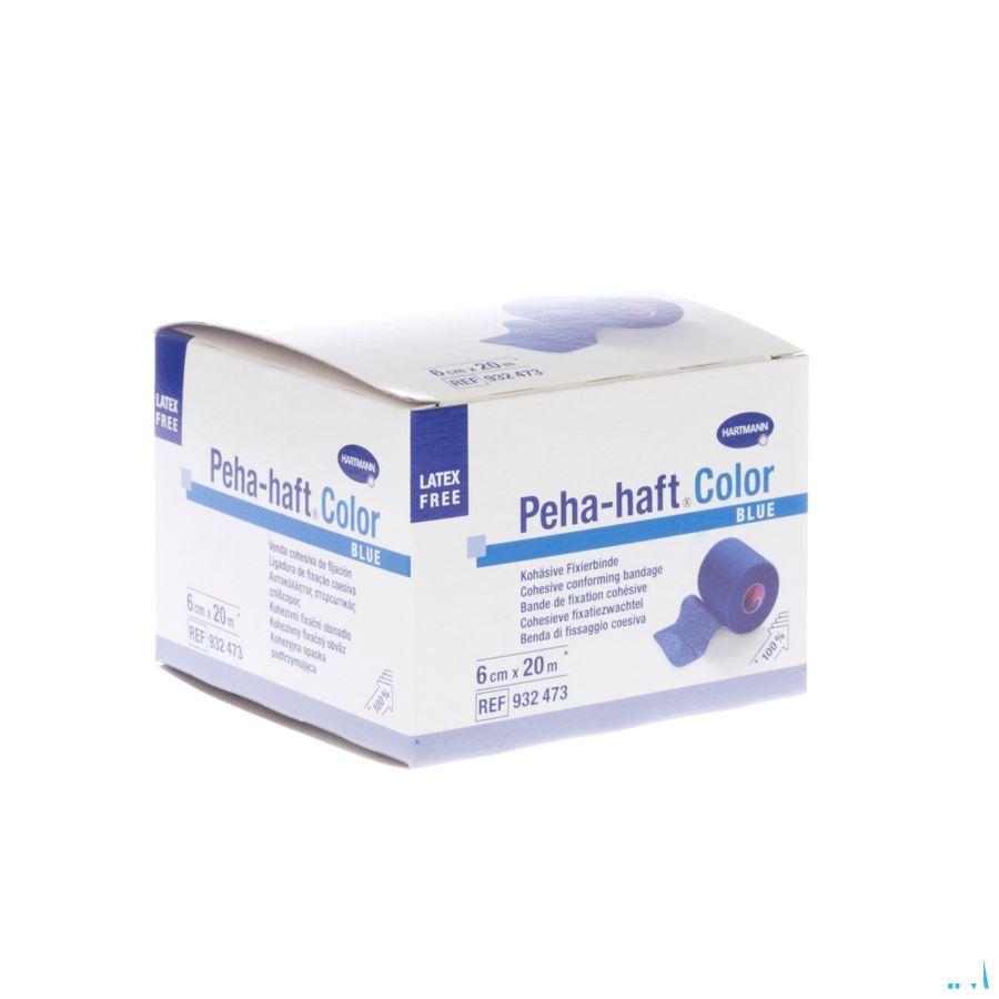Peha Haft Col.Z/Lat.Blauw 6Cmx20M 1 9324732  -  Hartmann