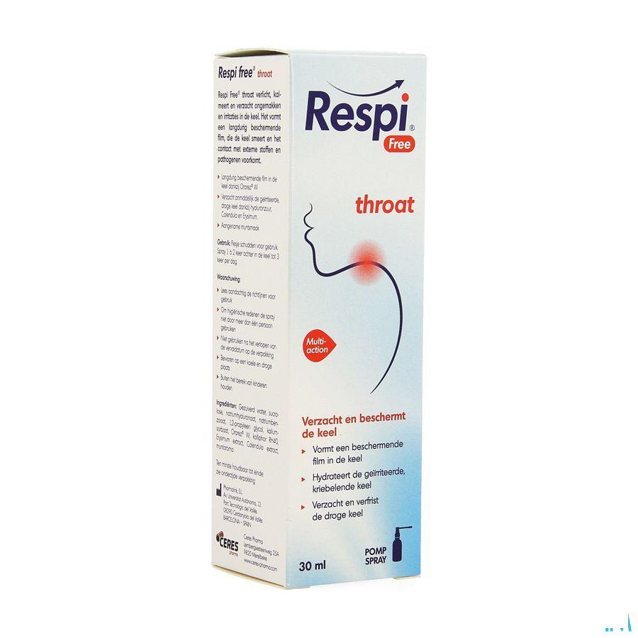 Respi Free Throat Spray 30 ml  -  Ceres Pharma