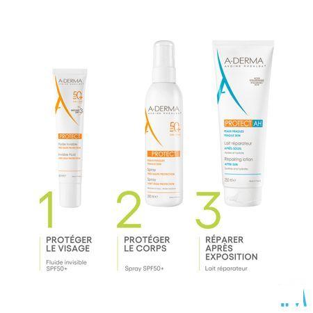 Aderma Protect Lait Reparateur Anti soleil 250 ml  -  Aderma