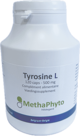 Tyrosine L 500 mg 120 Capsule Hildegard  -  Methaphyto