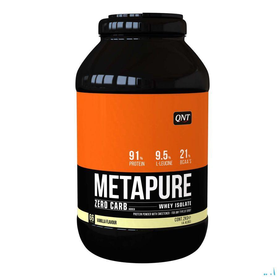 Zero Carb Metapure Milk Vanilla, 2kg