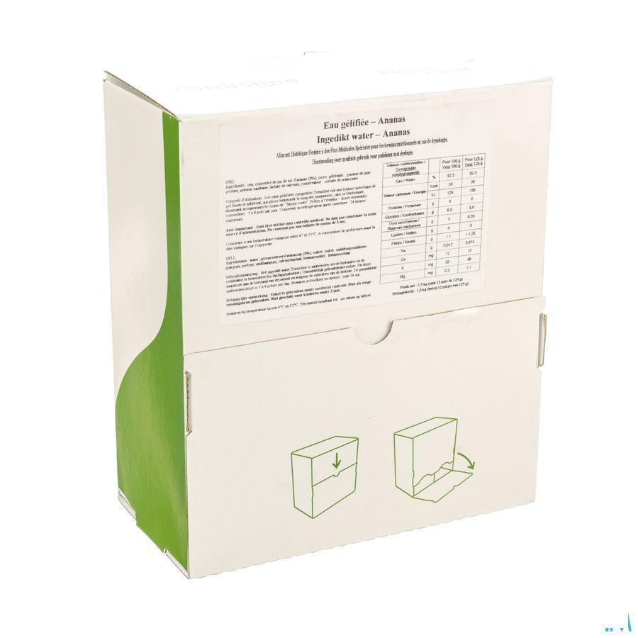 Gelwater Ananas 12x125 ml  -  Nutrisens Medical