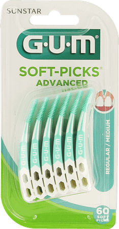 Gum Softpicks Advanced Regular 60Pc 650M60