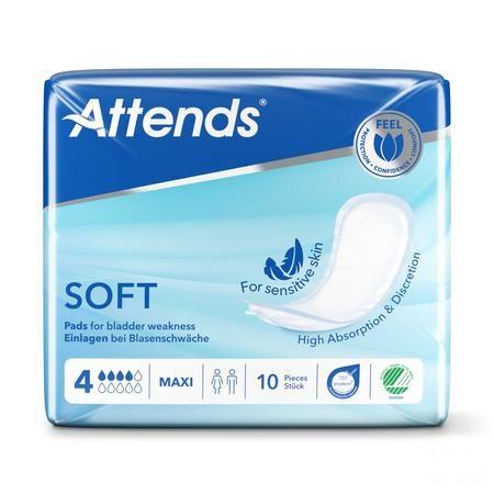 Attends Soft 4 Maxi Inleg Anatom. 1x 8