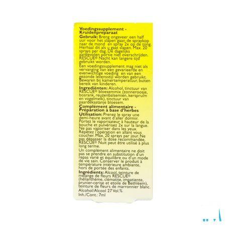 Bach Rescue Spray Nuit 7ml