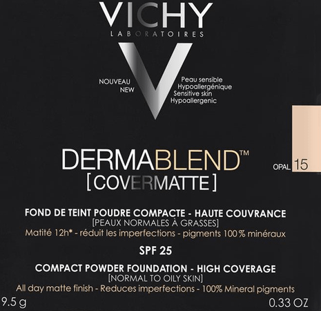 Vichy Fdt Dermablend Covermatte 15 9,5 gr  -  Vichy