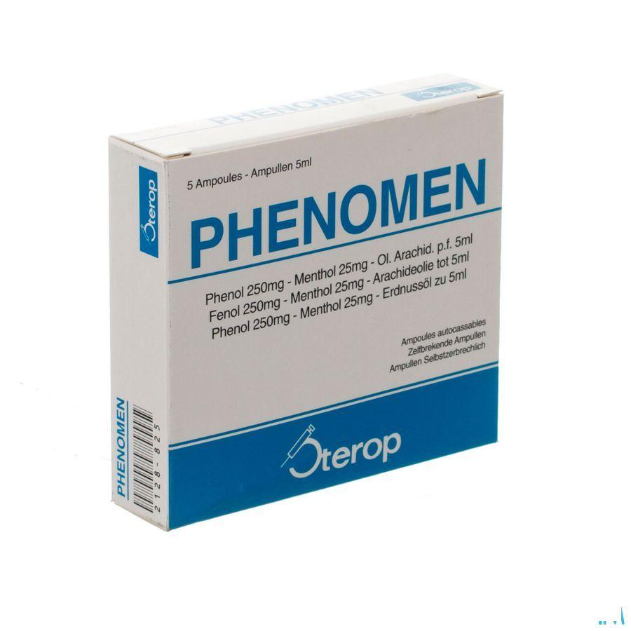 Phenomen Ontsmettingsoplossing Ampullen 5x5 ml  -  Sterop