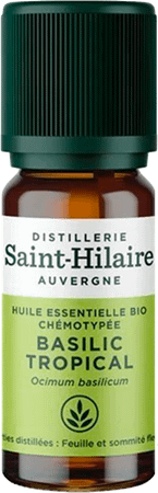 Basilicum Tropical Bio Essentiele Olie 10 ml  -  Bioholistic Diffusion