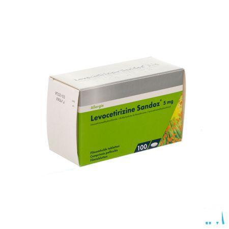 Levocetirizine Sandoz 5 mg Comprimes Enrob.100 X 5 mg 