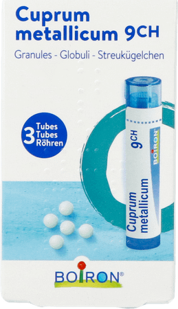 Cuprum Metallicum 9Ch Homeopack Gr 3 x 4 gr Boiron