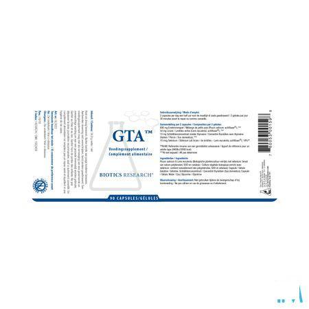 Biotics GTA 90 gélules  -  Energetica Natura