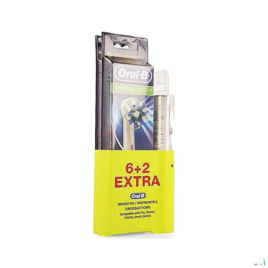 Oral-B Refills Crossaction 6+2 + Earph. Sony Grat.